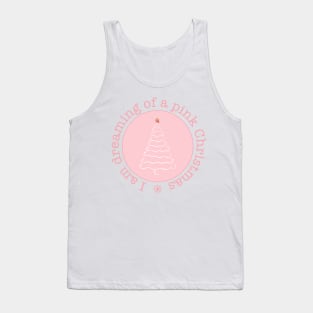 Dreaming of a pink Christmas Tank Top